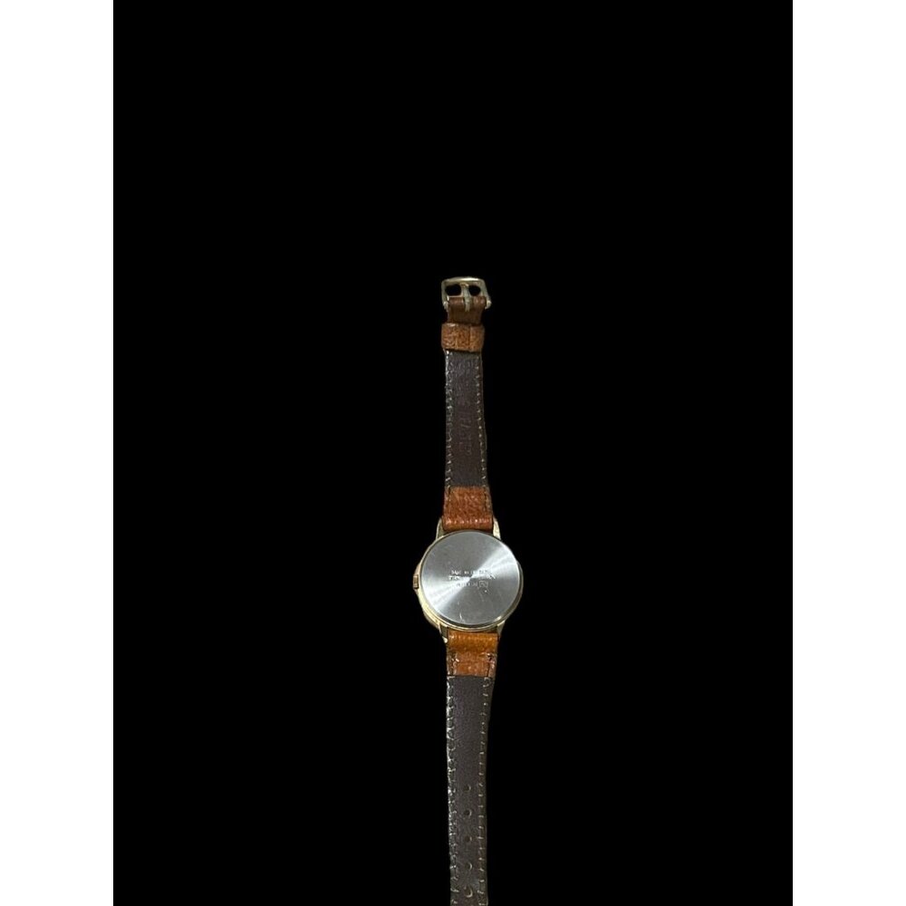 Rare 1990s Lorus Walt Disney Mickey Mouse Vintage Gold Quartz Watch New Battery - Picture 5 of 5